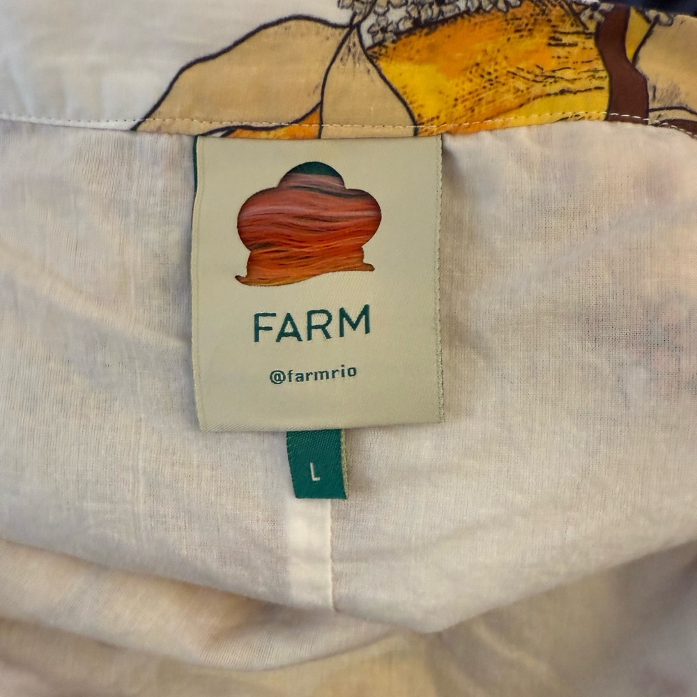 Farm Rio Off-White Mermaid Bananas Maxi Skirt - Picture 6 of 6